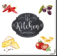 Servietten 33x33 cm - KITCHEN BASIC KITCHEN