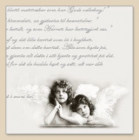 Servietten 33x33 cm - ANGEL/TEXT