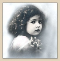 Servietten 33x33 cm - Vintage Girl