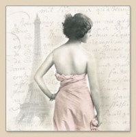 Servietten 33x33 cm - LADY-PARIS