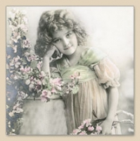 Servietten 33x33 cm - FLOWER GIRL
