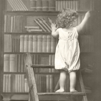 Servietten 33x33 cm - Library Boy