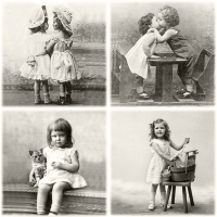 Servietten 33x33 cm - Happy Children