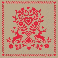 Servietten 33x33 cm - Uschi