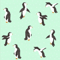 Servietten 33x33 cm - Jacco mint