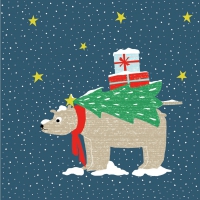 Servietten 33x33 cm - Sam blau dunkel Servietten 33x33 cm - Sam blau dunkel