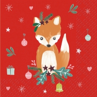 Servietten 33x33 cm - Ruri rot Servietten 33x33 cm - Ruri rot