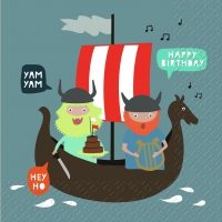 Servietten 33x33 cm - Ragnar