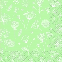 Servietten 33x33 cm - Lilla