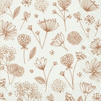 Servietten 33x33 cm - Lilla