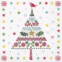 Servietten 33x33 cm - Agathon blau hell