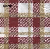 Servietten 33x33 cm - Camino FSC rot