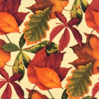 Servietten 24x24 cm - Foliage ivory