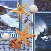 Servietten 24x24 cm - Costa Marina