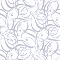 Servietten 24x24 cm - Celebration silver