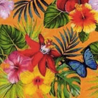 Servietten 33x33 cm - Jungle Fever orange Servietten 33x33 cm - Jungle Fever orange