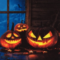 Servietten 33x33 cm - Jack O´Lantern