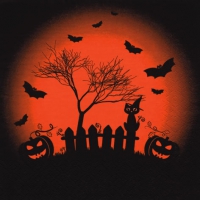 Servietten 33x33 cm - Happy Halloween Trick