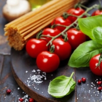 Servietten 33x33 cm - Spaghetti, Tomatos with Herbs Servietten 33x33 cm - Spaghetti, Tomatos with Herbs