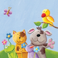 Servietten 33x33 cm - Best Friends