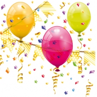 Servietten 33x33 cm - Ladybug on Daisy