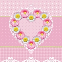 Servietten 33x33 cm - Sweet Heart Servietten 33x33 cm - Sweet Heart