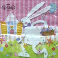 Servietten 33x33 cm - White Rabbit