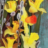 Servietten 33x33 cm - Narcisos Servietten 33x33 cm - Narcisos