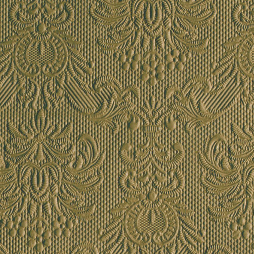 Servietten 25x25 cm - Elegance Olive Green