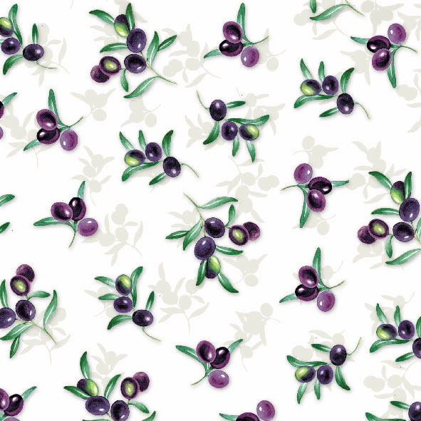 Servietten 33x33 cm - Olives All Over