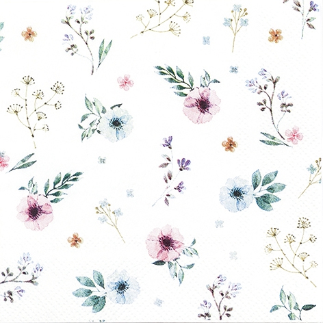 Servietten 25x25 cm - Sweet Flowers