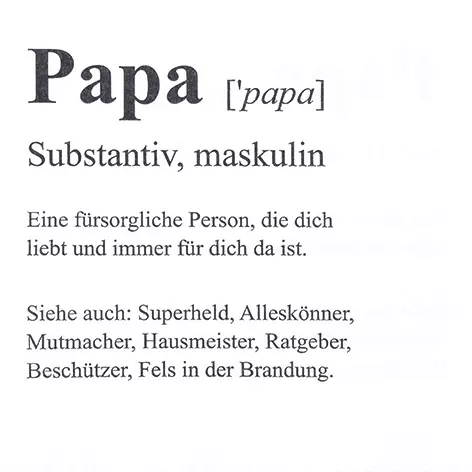 Servietten 33x33 cm - Papa