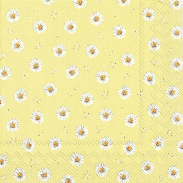 Servietten 33x33 cm - BETTY yellow