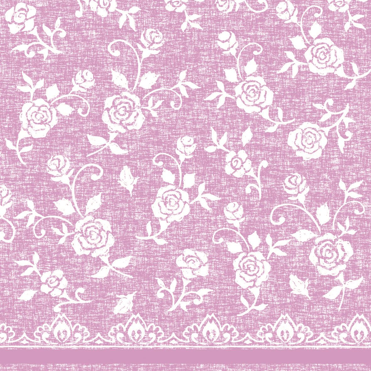 Linclass Servietten 40x40 cm - Lace  (rosé)