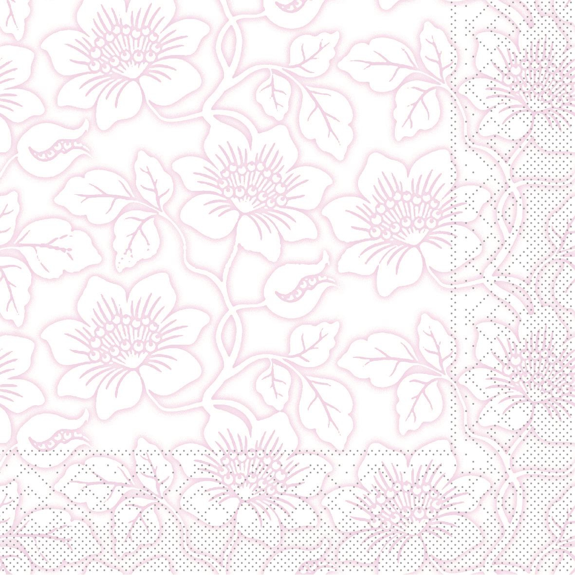 Tissue Servietten 33x33 cm - Hedda  (rosé)