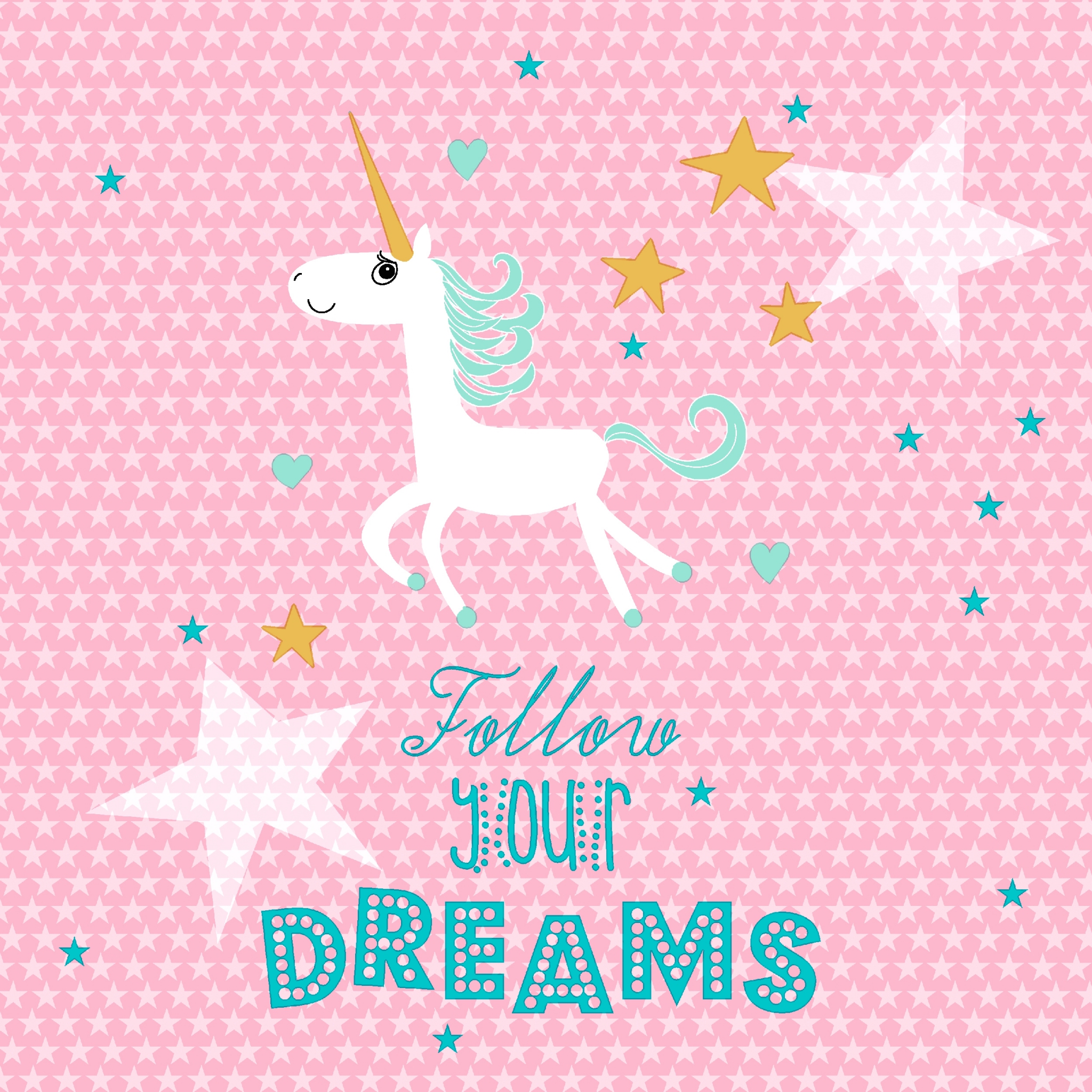Servietten 24x24 cm - Follow your dreams