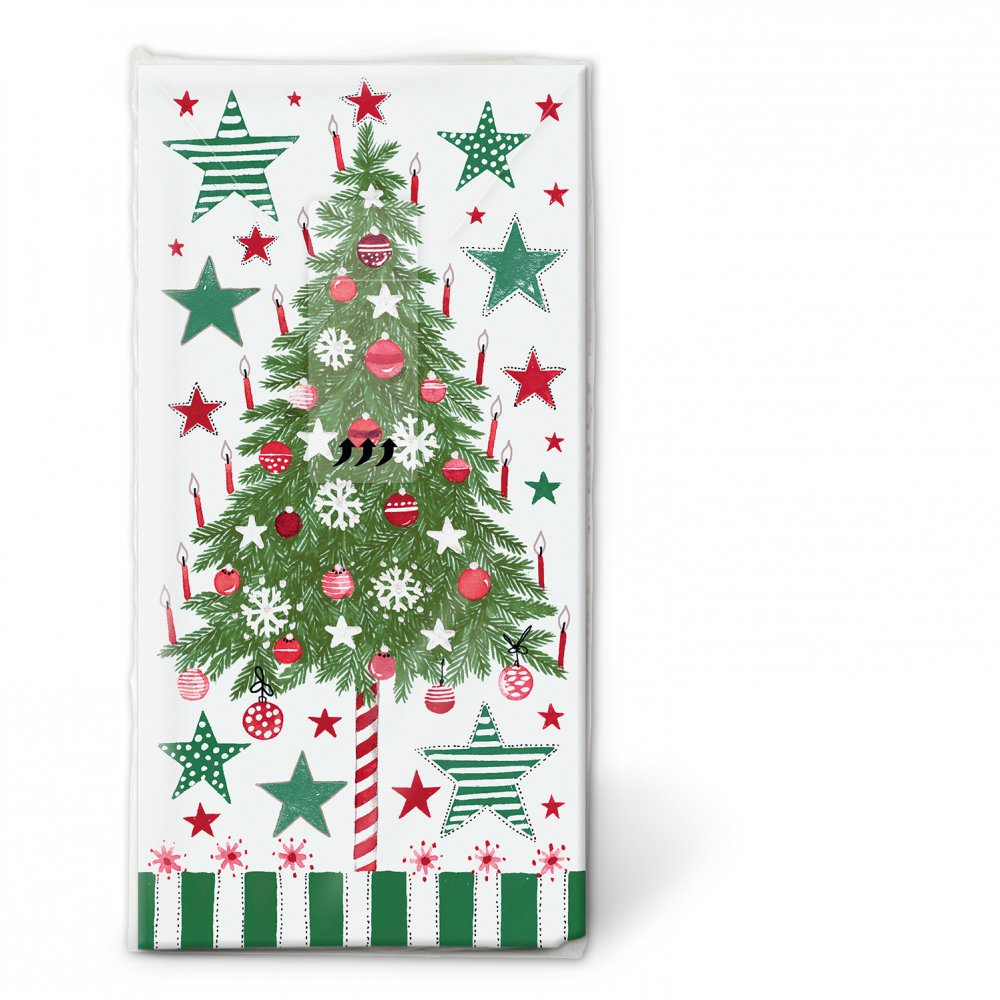 Taschentücher - Decorated tree