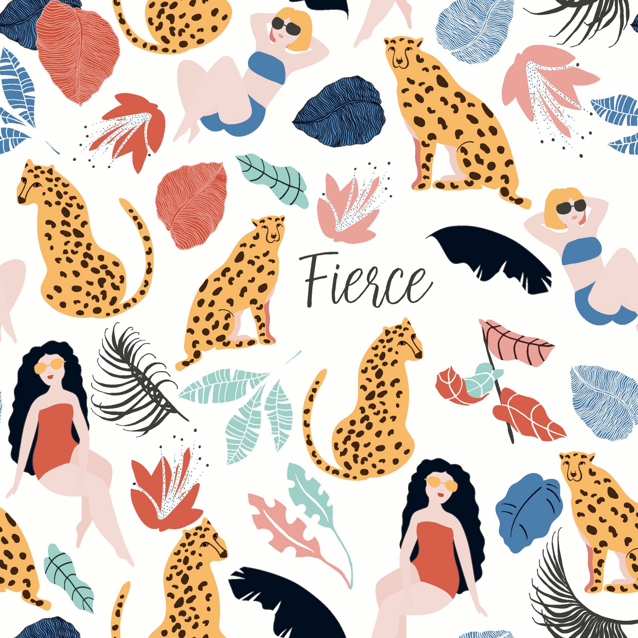 Servietten 33x33 cm - Fierce