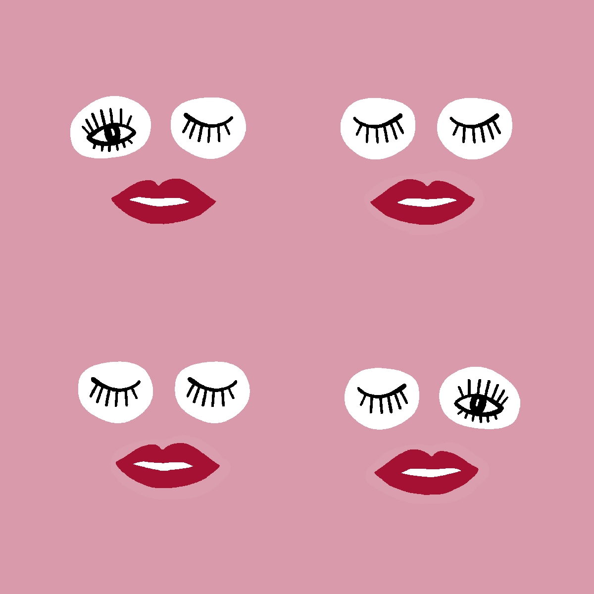 Servietten 24x24 cm - Wink