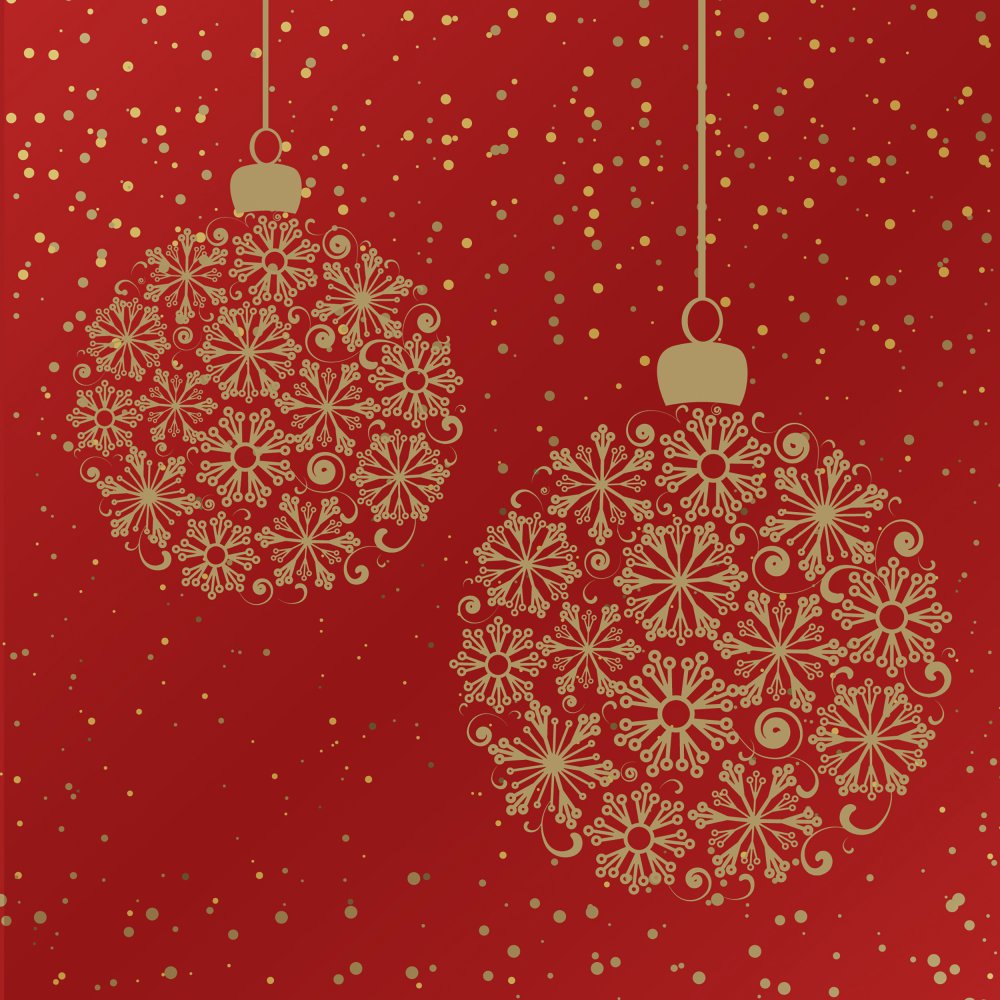 Servietten 33x33 cm - Bauble dream