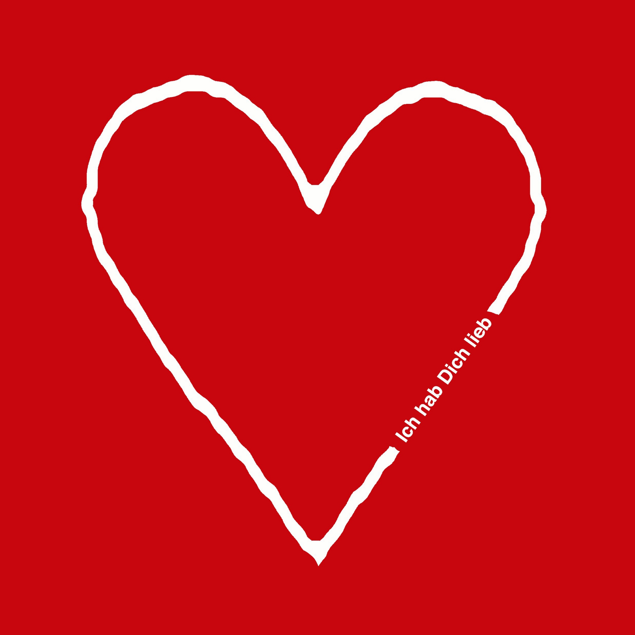 Servietten 33x33 cm - Ich hab dich lieb