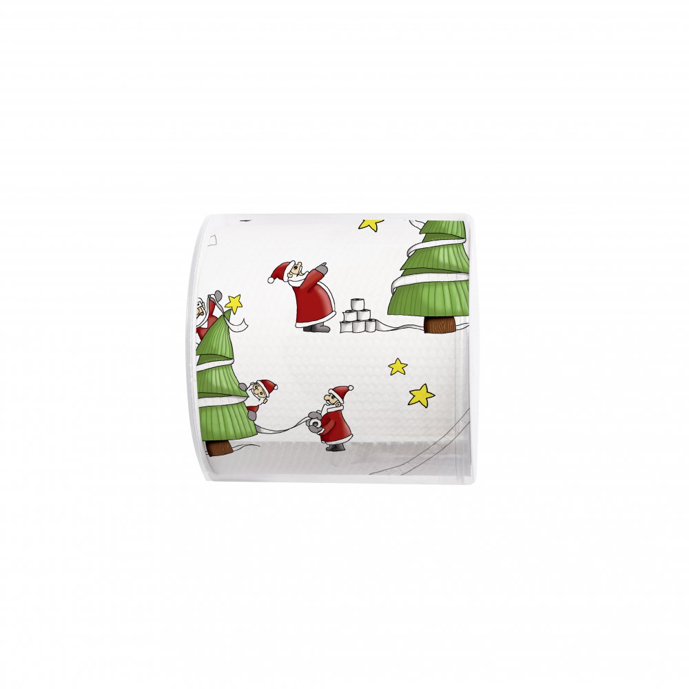 bedrucktes Toilettenpapier - Topi Santas so busy