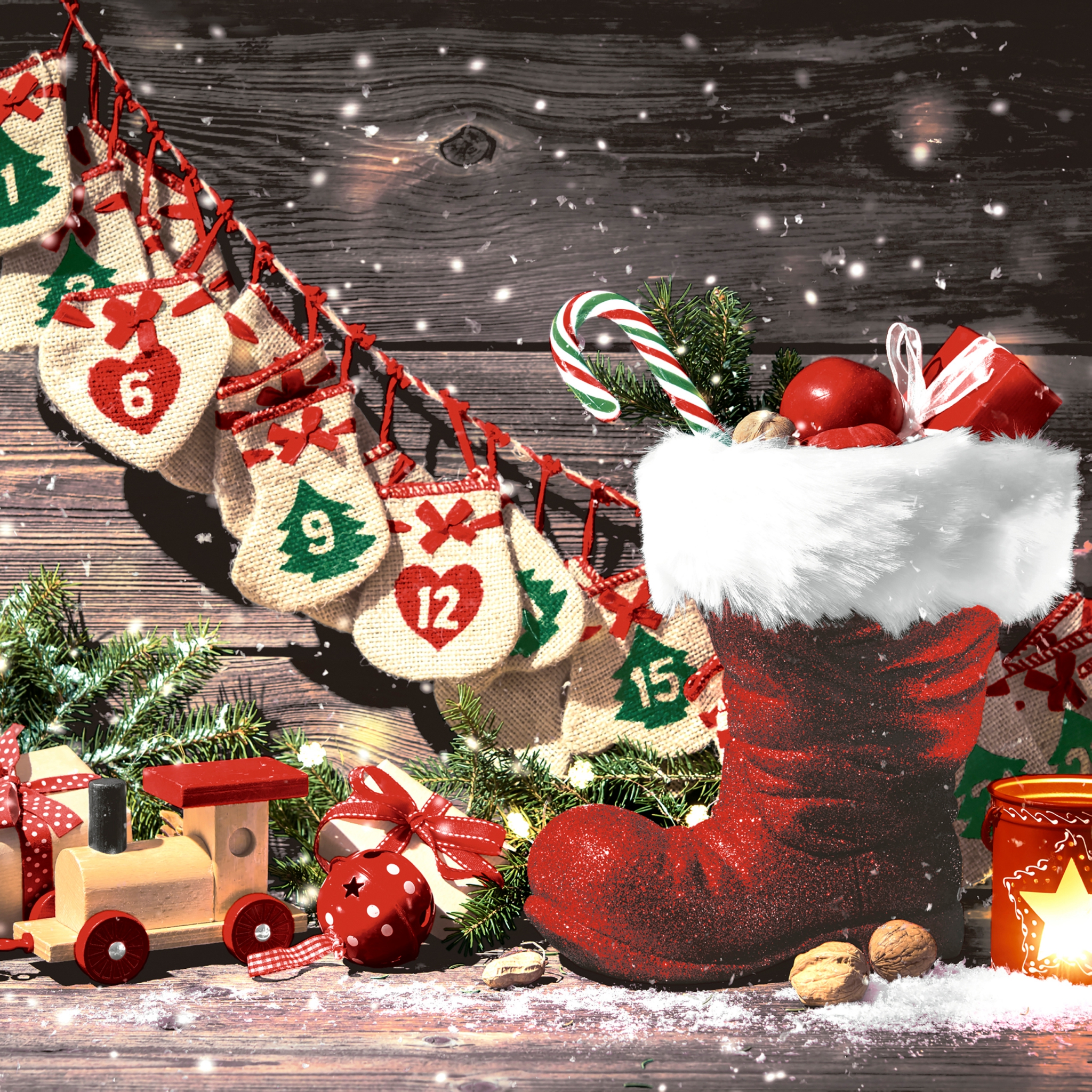 Servietten 33x33 cm - St. Nicholas Day