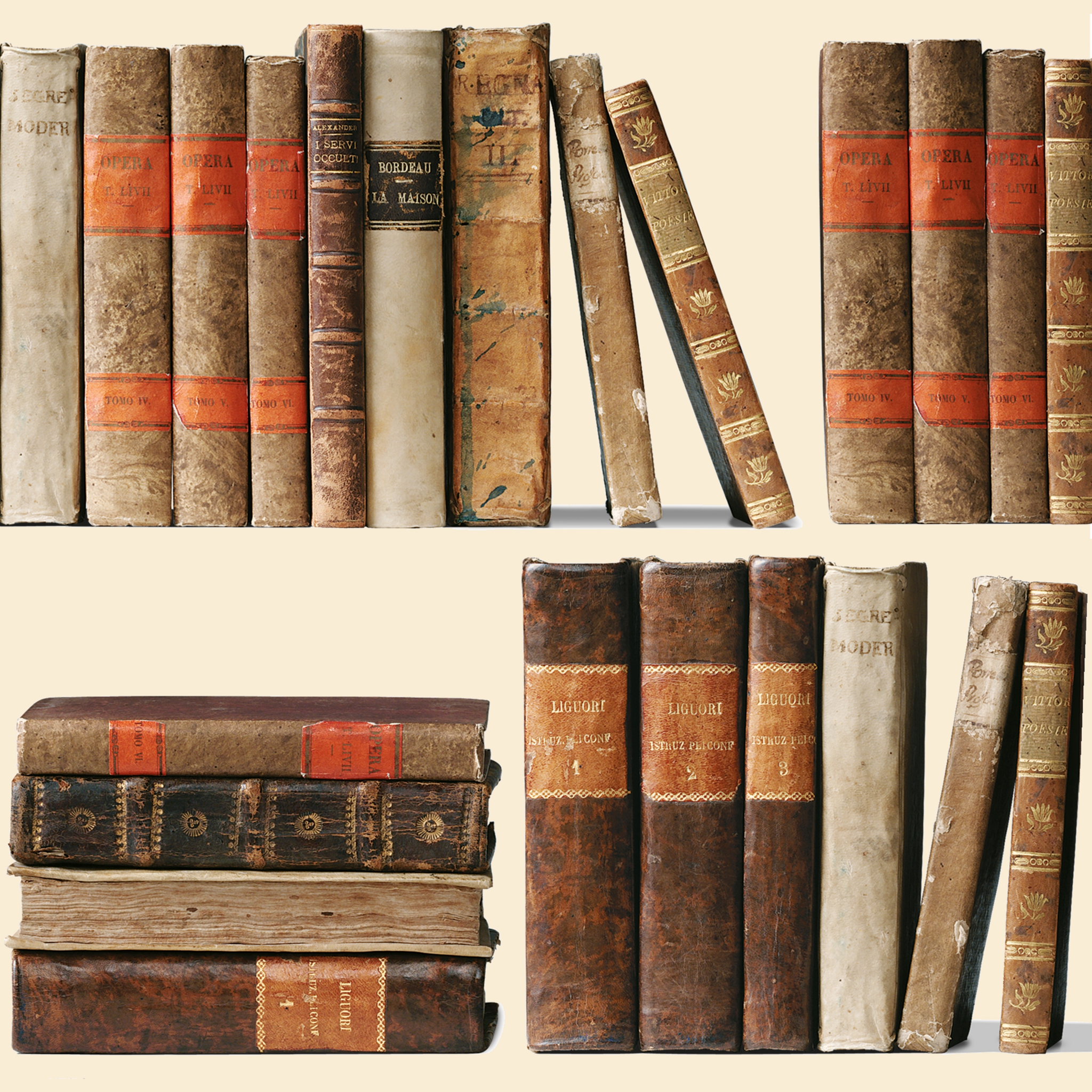 Servietten 33x33 cm - Libri Antichi