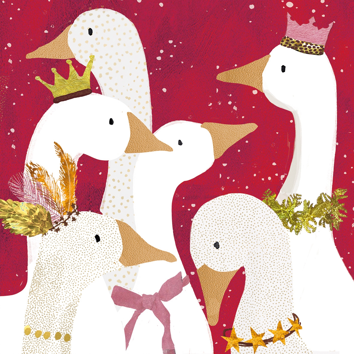 Servietten 25x25 cm - Goose Show