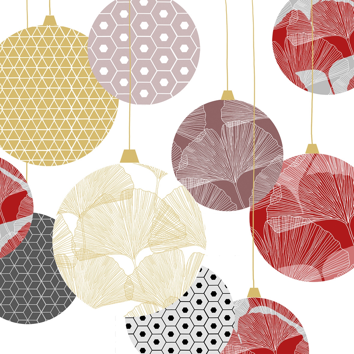 Servietten 25x25 cm - Mighty X-Mas r