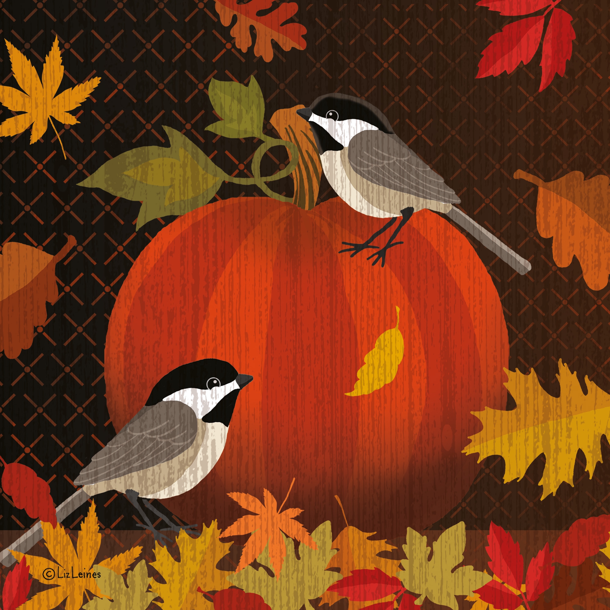 Servietten 25x25 cm - October Pumpkin