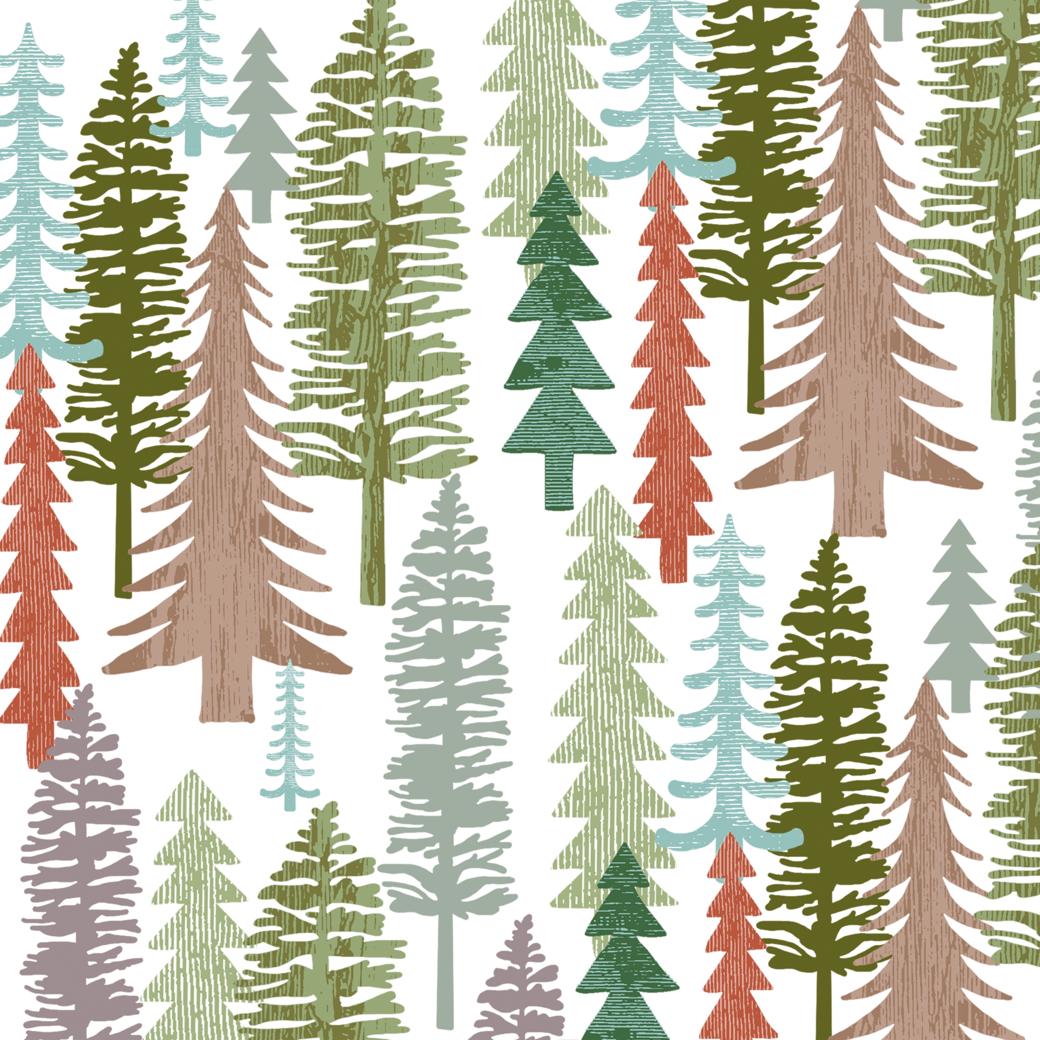 Servietten 33x33 cm - Forest