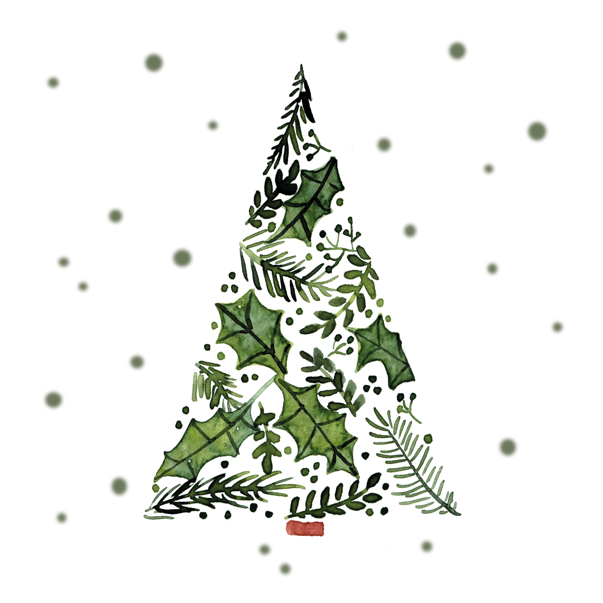 Servietten 33x33 cm - Tree of Leaves