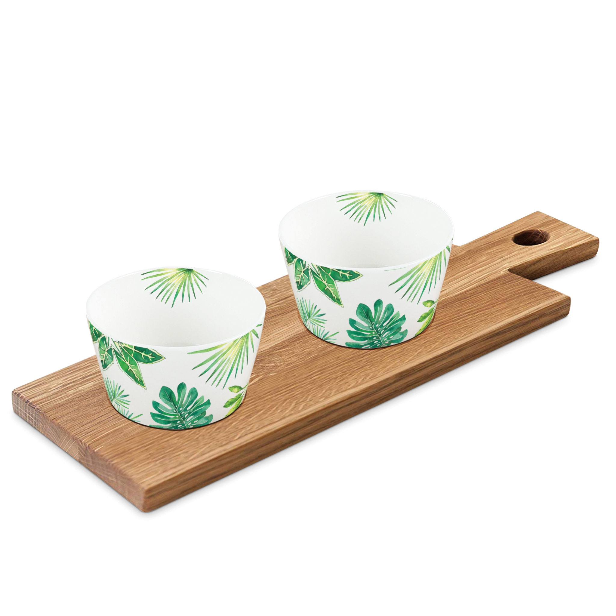 Porzellan Schale - Jungle Dip Set nature